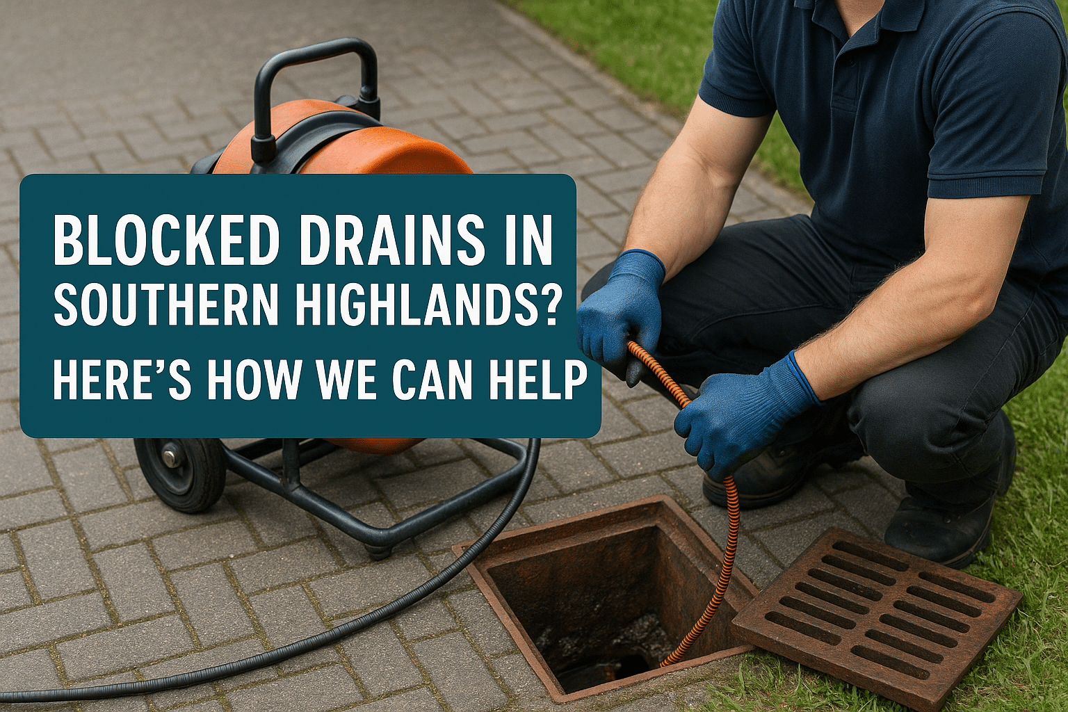 Blocked Drains in Southern Highlands? Here’s How We Can Help